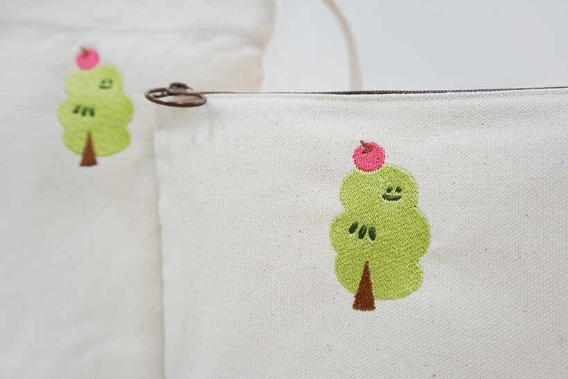 印刷範例-電腦刺繡-中帆布有底收納包